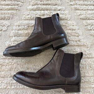 Gravati Brown Leather Chelsea Boots 7